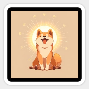 Heaven Dog Sticker